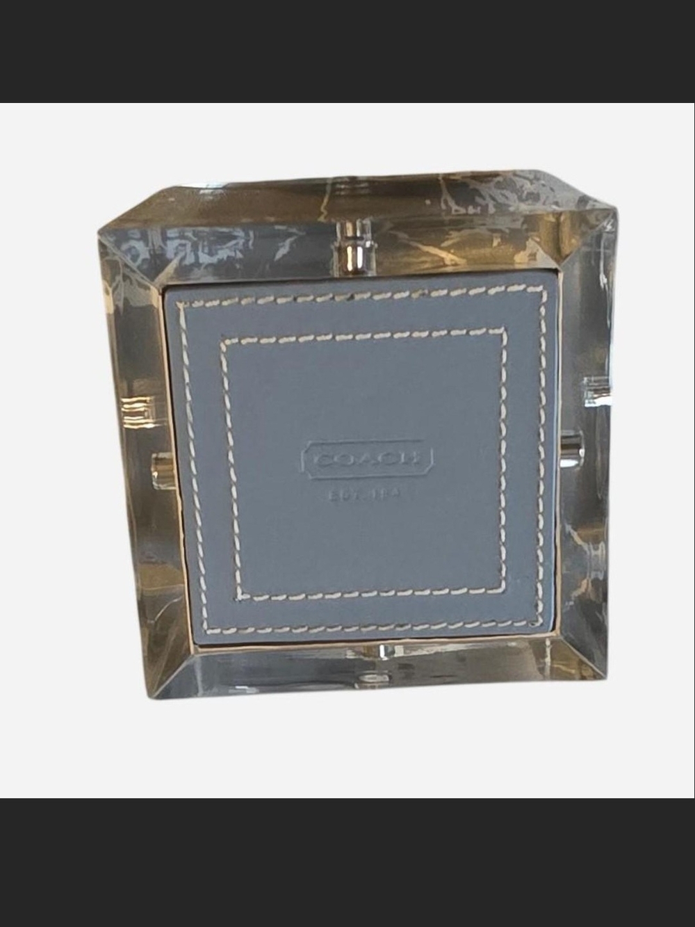 COACH Leather Magnetic Acrylic Photo